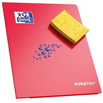 Oxford 400100008 easybook - Cuaderno grapado, A4, 96 páginas 90 g grandes, cuadriculadas, amarillo Fashion