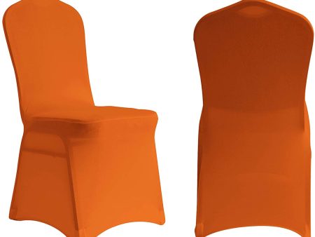 ManMengJi Spandex Fundas de Silla Elásticas 20 Piezas, Lavable, Naranja Hot on Sale