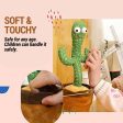 Magic Select Cactus Bailarín con Movimiento Electrónico y Luces y 120 Canciones. Juguete de Peluche que Baila y Repite tu Voz. Peluche Decorativo con Canciones Embalaje Deteriorado Fashion