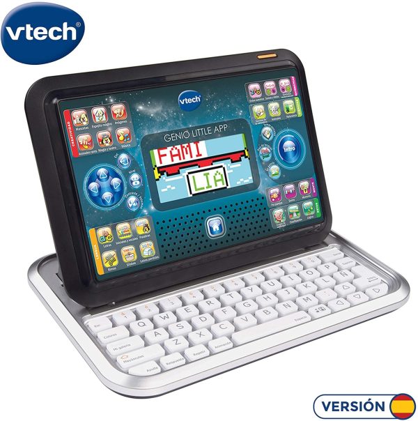 Vtech Genio Little App, Juguete aprender en casa, tablet educativo para jugar en dos modos distintos, 80 actividades que enseñan letras, Inglés (80-155522) Embalaje Deteriorado Online Hot Sale