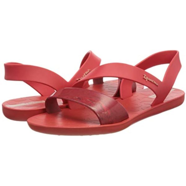 Ipanema Vibe Sandal Fem, Sandalia Mujer, Red Splash Clear, 35.5 EU Discount