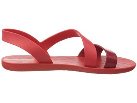 Ipanema Vibe Sandal Fem, Sandalia Mujer, Red Splash Clear, 35.5 EU Discount