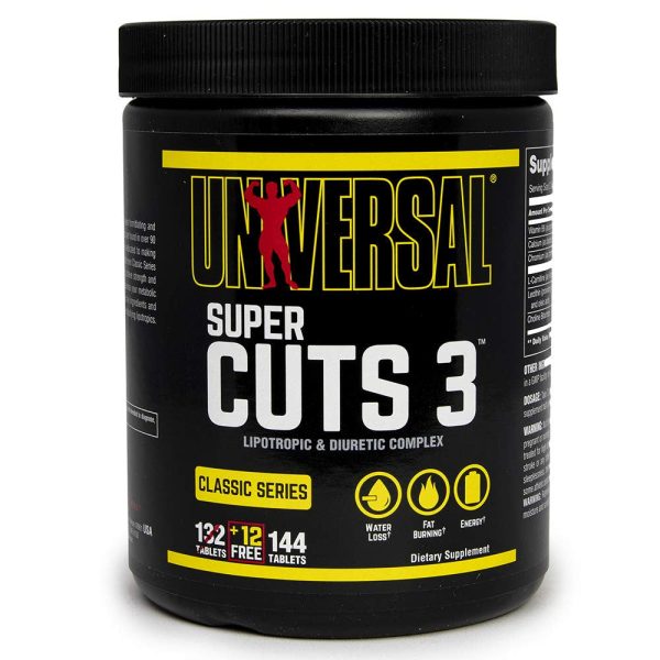 UniVersal Nutrition Super Cuts 3, 130 Tabletas Online now