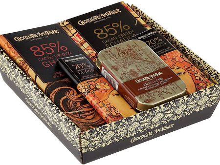 Chocolate Amatller - Chocolates Variados en Cesta Regalo Orígenes - 211 gr. Embalaje Deteriorado Online Hot Sale